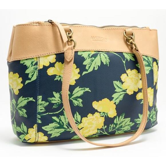 American Leather Co. Taylor Triple Entry Satchel Black Color Handbags - Picture 13 of 13